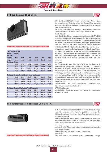 04 Technische Preisliste 2011 - Felderer