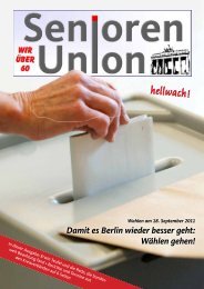 Ausgabe herunterladen - Seniorenunion Berlin