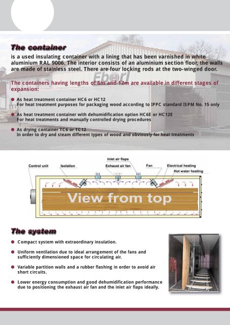 Your Partner in terms of Drying - Eberl Trocknungsanlagen Gmbh