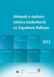 Almanah o nadzoru sektora bezbednosti 2012 na ... - QKSS