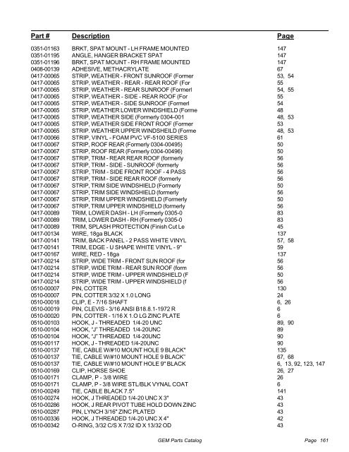 2002-2004 Parts Catalog - Go Auto Electric