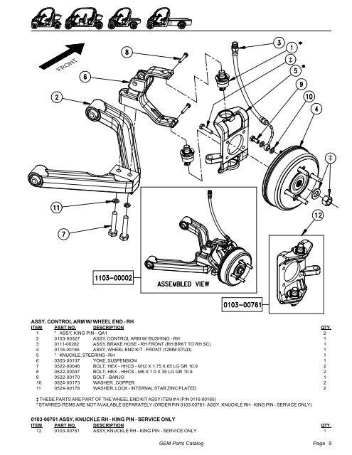 2002-2004 Parts Catalog - Go Auto Electric