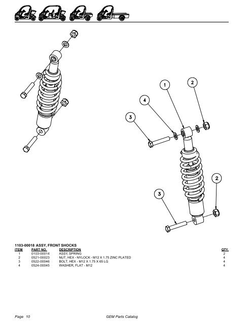 2002-2004 Parts Catalog - Go Auto Electric