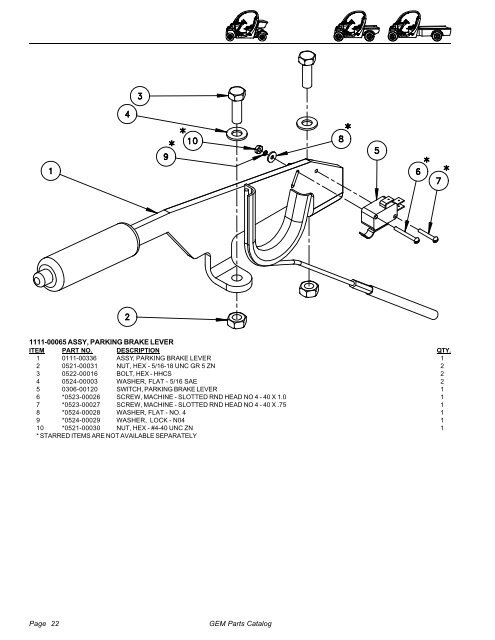 2002-2004 Parts Catalog - Go Auto Electric