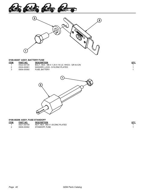 2002-2004 Parts Catalog - Go Auto Electric