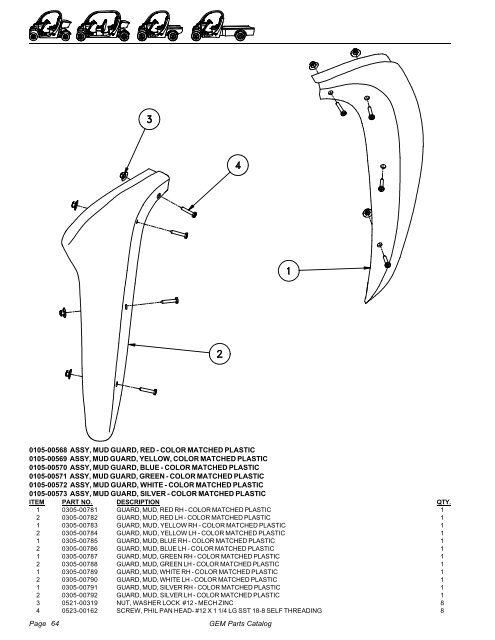 2002-2004 Parts Catalog - Go Auto Electric