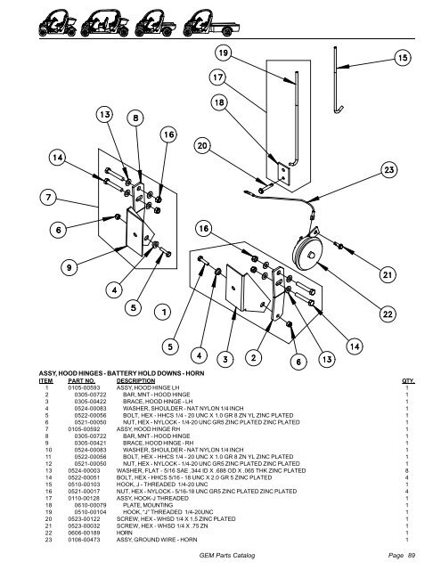 2002-2004 Parts Catalog - Go Auto Electric