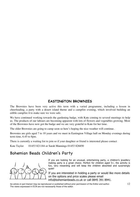Eastington Community News - Stroud District Community Websites