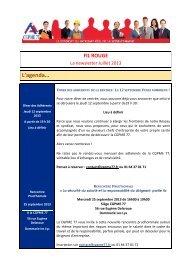 L'agenda… - Evous