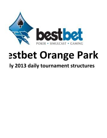 Tournament Structures - bestbet