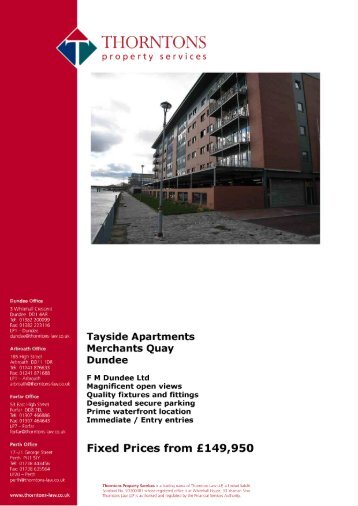 Tayside Apartments, Merchants Quay, Dundee - TSPC