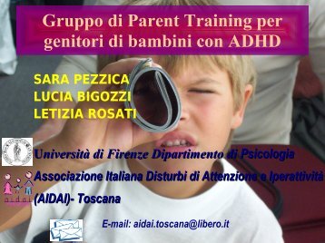 Gruppo di Parent Training per genitori di bambini con ADHD - Aidai