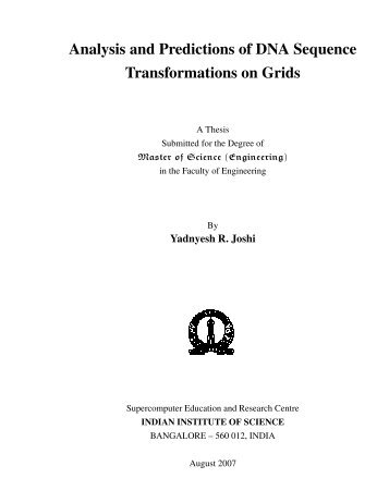 A copy of original Thesis in full (pdf file) - SERC - Indian Institute of ...