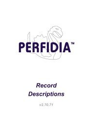 PERFIDIA Record Descriptions - COPPS