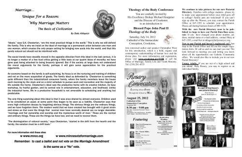 July 1, 2012 - Holy Rosary