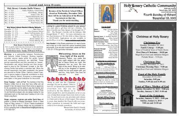 Holy Rosary Catholic Community