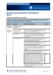 Revisionsinformation Handbuch Rind - Eichenhof