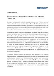 Pressemitteilung - Benteler AG
