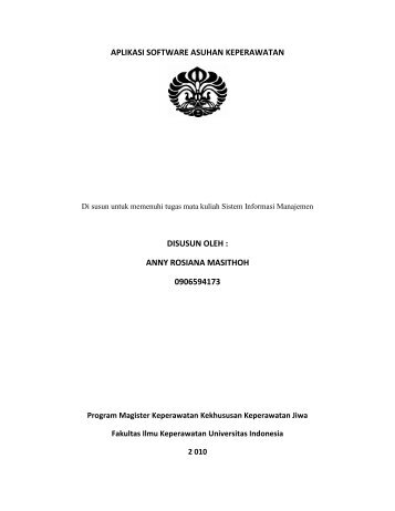 UTS SIM ANNY ROSIANA (PDF). - FIK UI - Universitas Indonesia