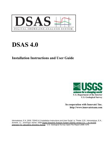 DSAS v4 manual - USGS Woods Hole Field Center
