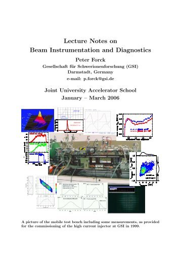 Lecture Notes on Beam Instrumentation and Diagnostics