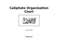 Caliphate Organisation Chart - Da'wah Studiecenter