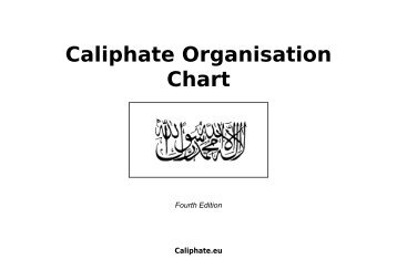 Caliphate Organisation Chart - Da'wah Studiecenter