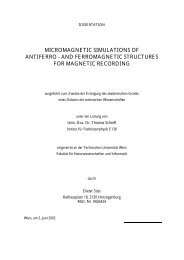 micromagnetic simulations of antiferro - Research Group Fidler