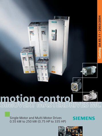 SIMOVERT MASTERDRIVES Motion Control - Siemens Industry, Inc.