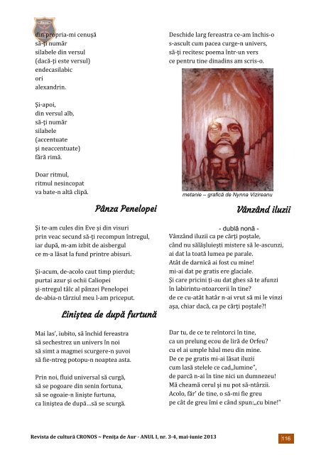 Chronos - Penița de Aur, anul I, nr. 3-4, mai-iunie 2013