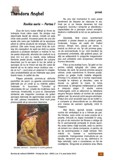 Chronos - Penița de Aur, anul I, nr. 3-4, mai-iunie 2013