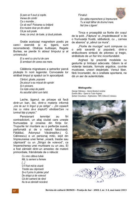 Chronos - Penița de Aur, anul I, nr. 3-4, mai-iunie 2013