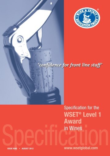 WSET® Level 1 Award