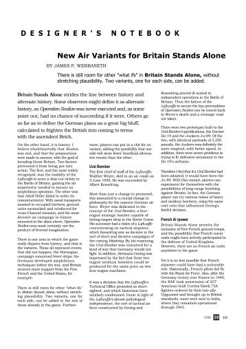 New Air Variants for Britain Stands Alone - C3i Ops Center