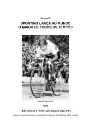 ANOS 70 - FederaÃ§Ã£o Portuguesa de Ciclismo