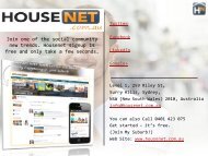 Housenet.com.au in Sydney, NSW Australia