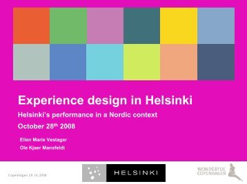 Experience Design in Helsinki -slideshow 28.10.2008, pdf-file, size ...