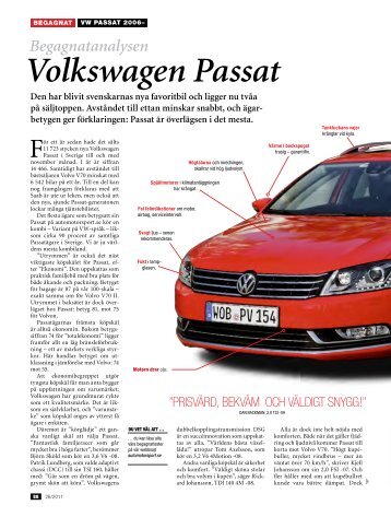 Begagnatanalysen Volkswagen Passat - Auto Motor & Sport