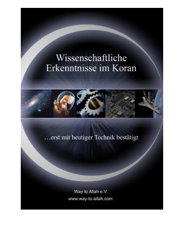 Wissenschaftliche Erkenntnisse im Koran - Way to Allah