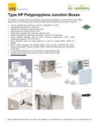 Spelsberg economy Junction Boxes Series HP