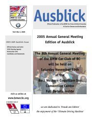 online PDF - the BMW Car Club of British Columbia