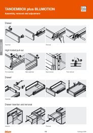 Blum 562H3810C Tandem Plus TIP-ON 15/" Drawer Runner pair