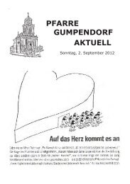 02. September 2012 - Die Homepage der Pfarre Gumpendorf St. Ägyd