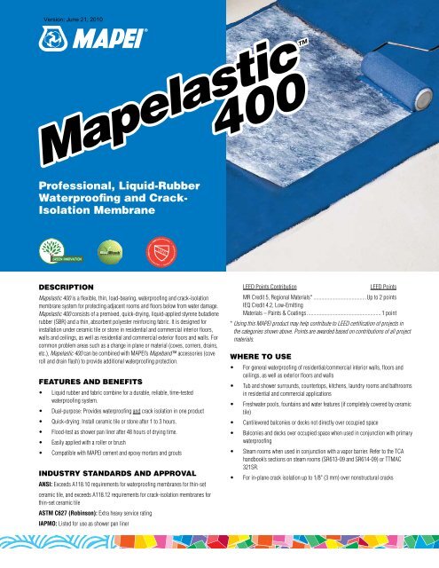 Mapelastic 400 Mapelastic 400