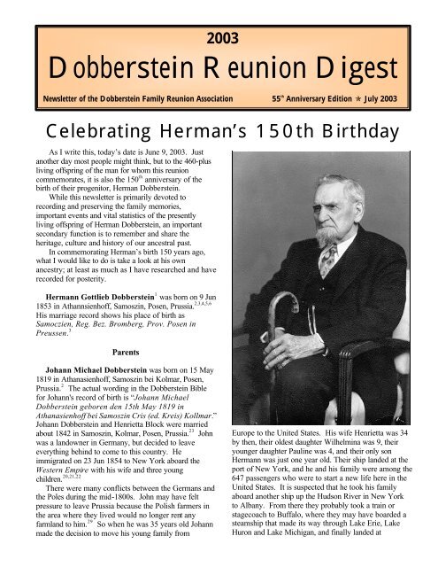 03 Dobberstein Reunion Digest Freepages