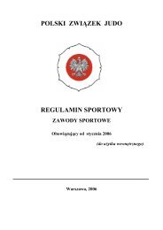 Regulamin Sportowy PZJudo (pdf â 0,79 MB)