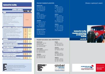 Asistenčné služby - Komunálna Poisťovňa