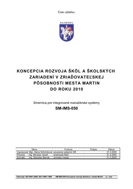 Pohode dátumové údaje lokalít