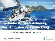 Vortrag zur ToolunterstÃ¼tzung in der Business Analyse - Covalgo