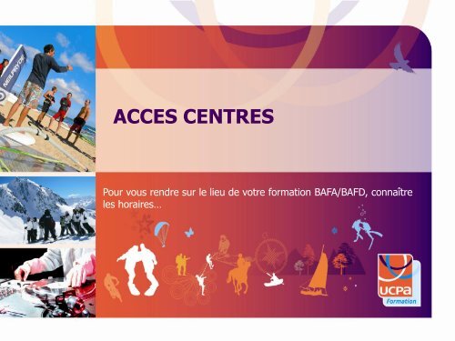 acces centres - Ucpa